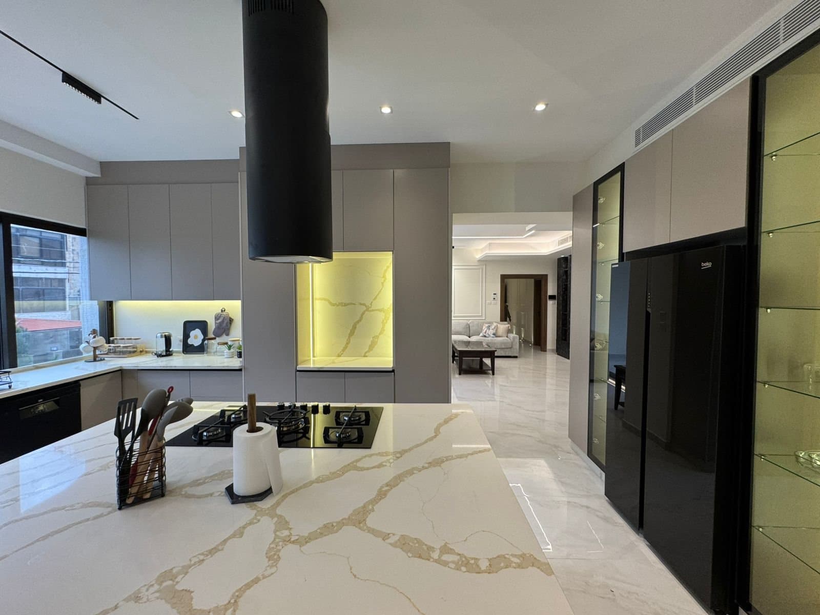 Residence 101 — living room 2 from kitchen