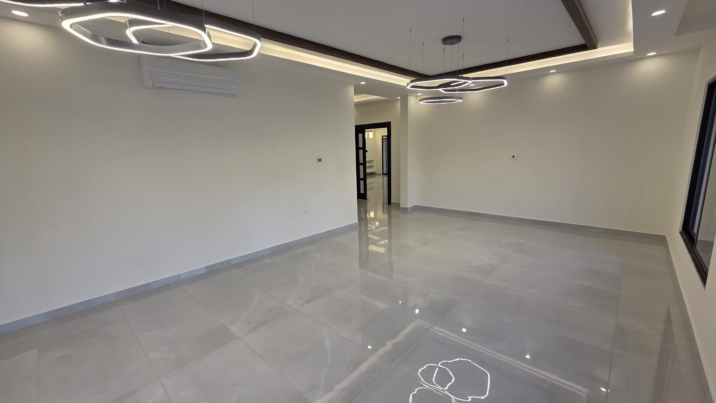 Residence 201 — Guest Salon and Dining opposite angle