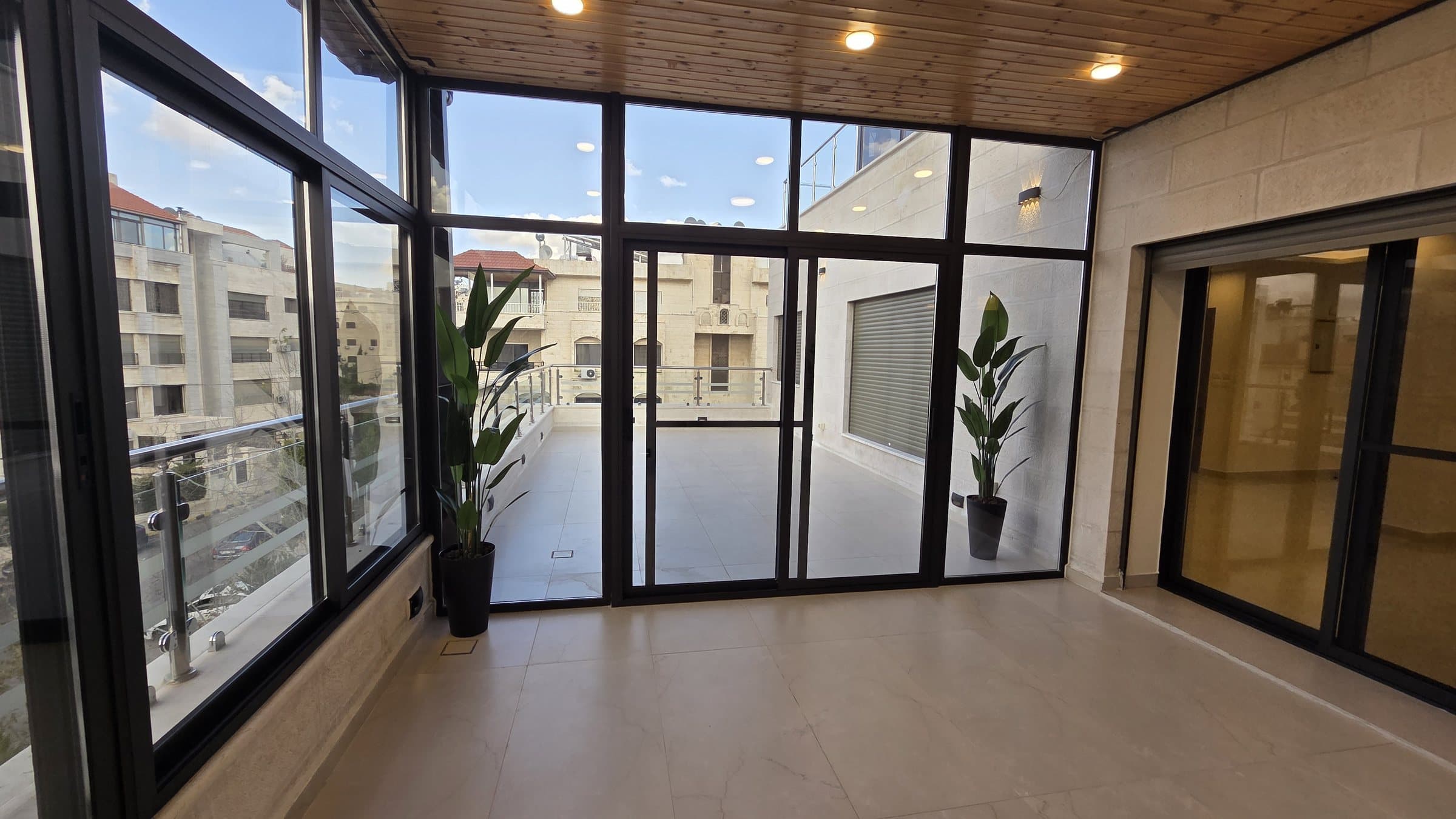 Residence 201 — Inner Terrace facing outside Terrace