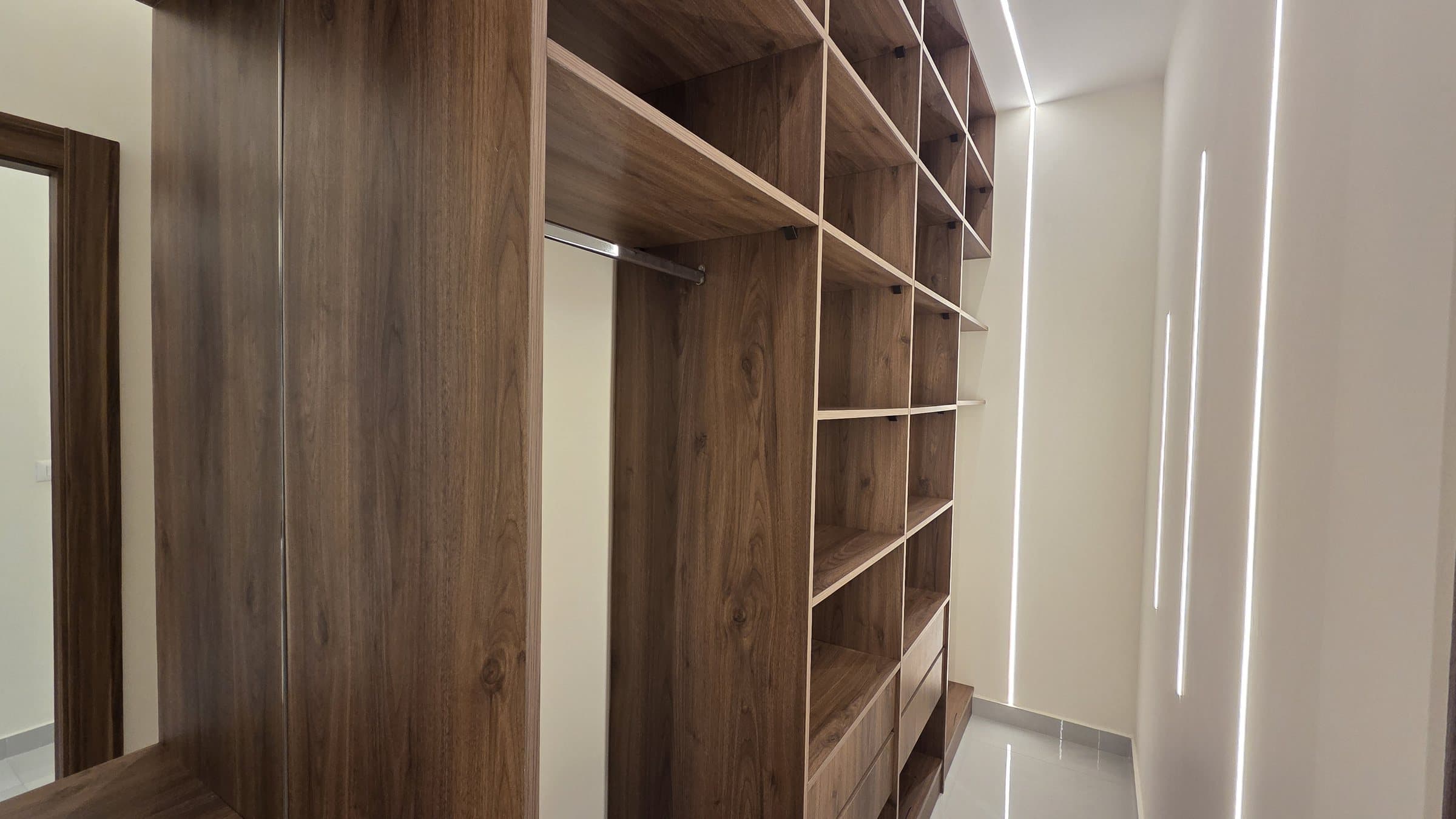 Residence 201 — Walk in Closet of Main Bedroom inside